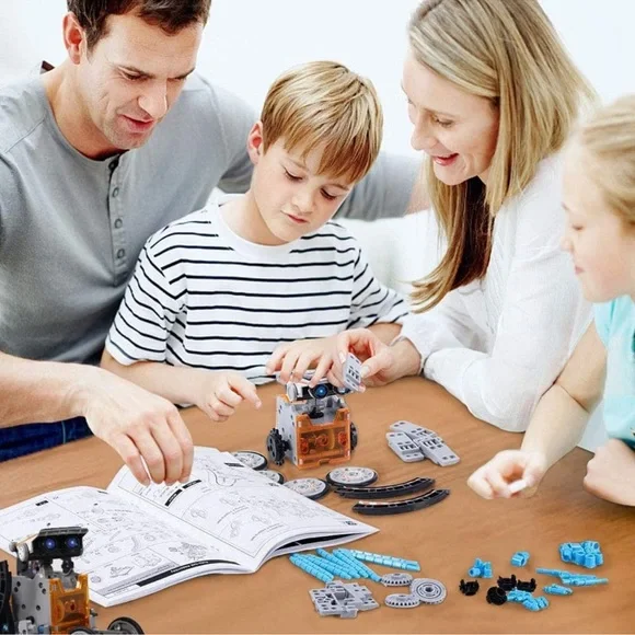 STEM Toys Solar Robot 12-in-1 Educational science toy powered by solar - Picture 3 of 7